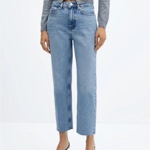MANGO High waist straight jeans size 4